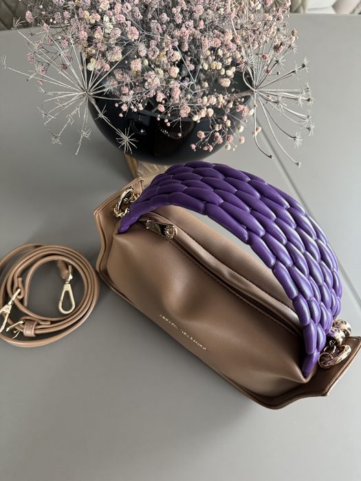 Чанта естествена кожа Alessia Massimo