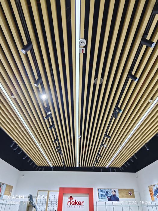 Декоративные потолки grilyato грилянд реечный речной армстронг PC-34