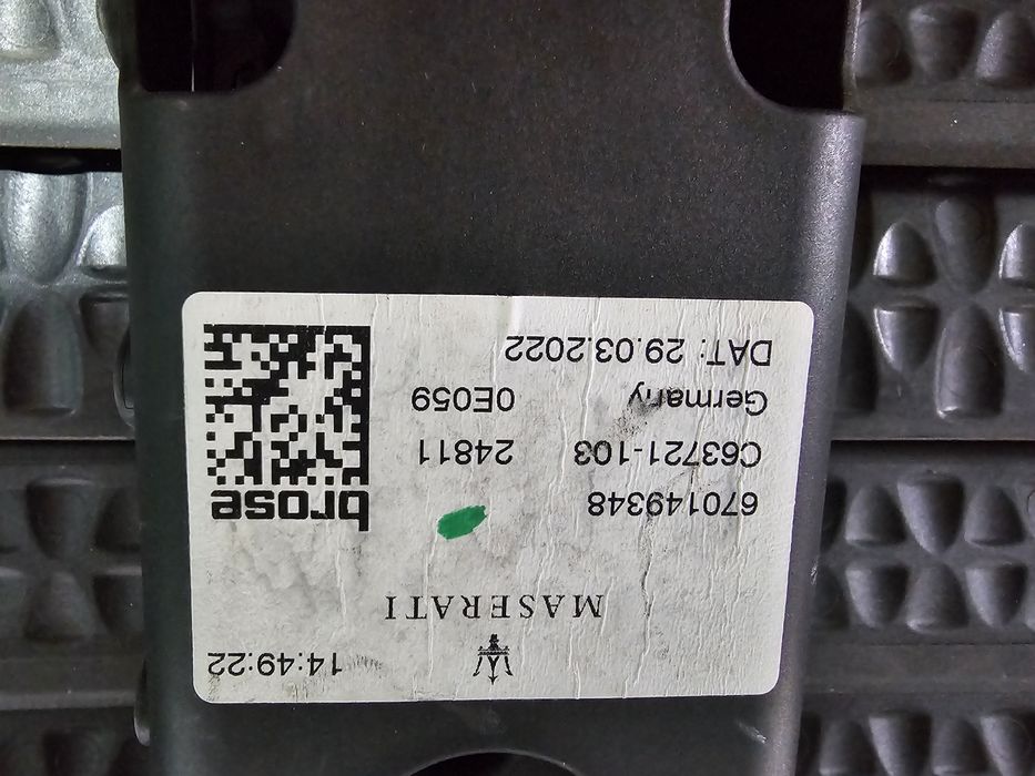 Grila activa hota trager Maserati Levante dupa 2016 cod 670149348