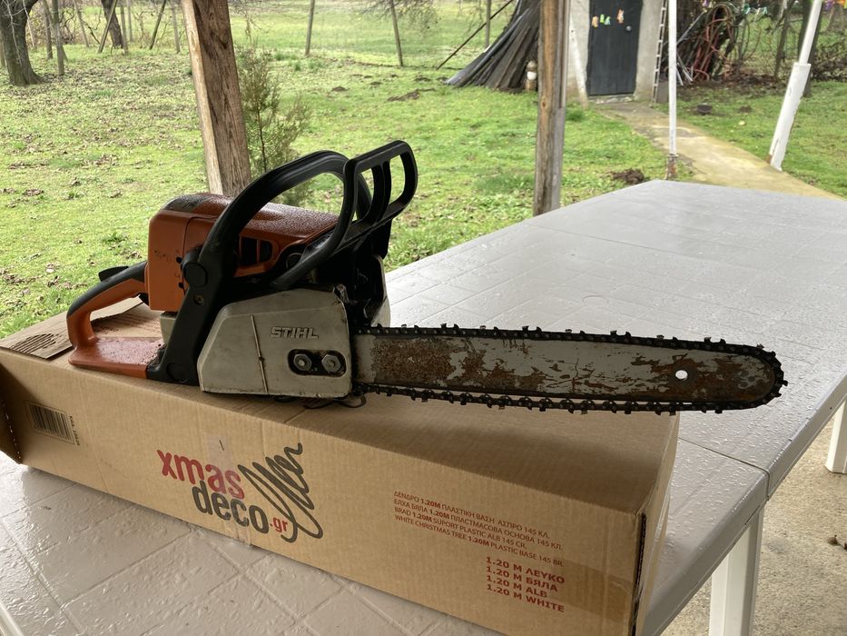 STIHL MS 250 Резачката работи перфектнно!