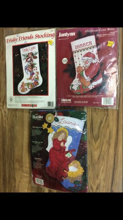 Коледни ботушчета за бродиране и шиене