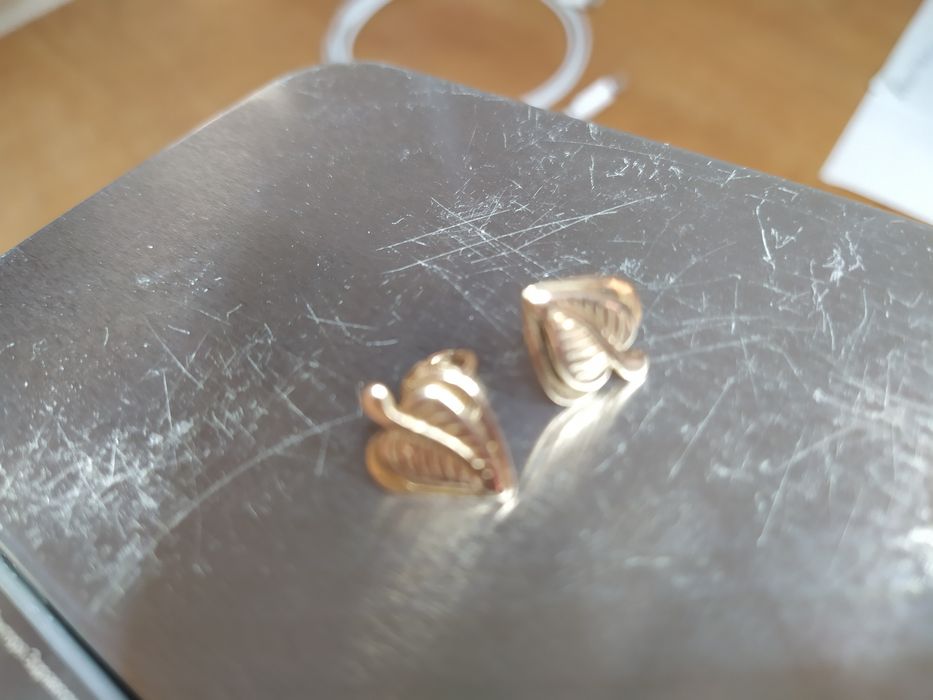 Серьги золотые гвоздики