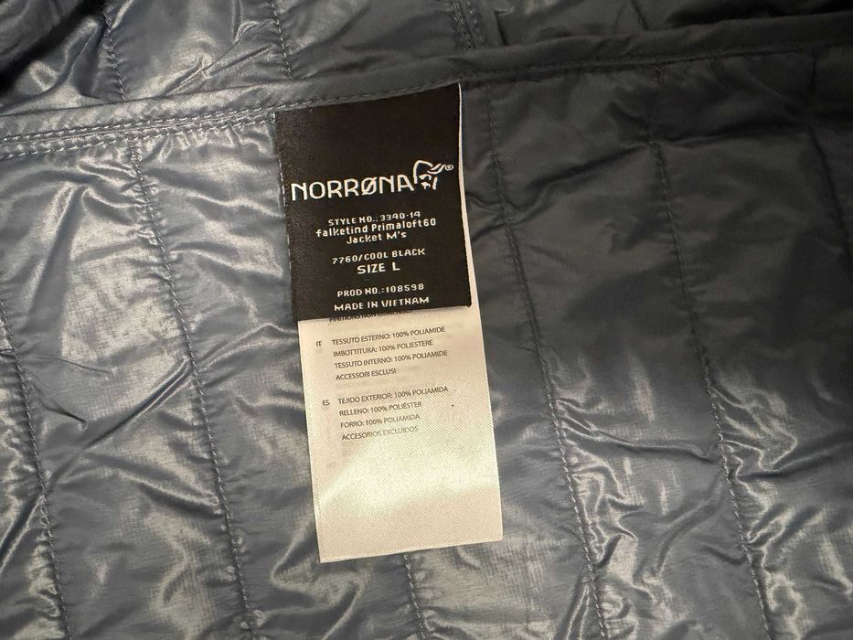 Norrona Falketind PrimaLoft60''оригинално мъжко яке Л размер