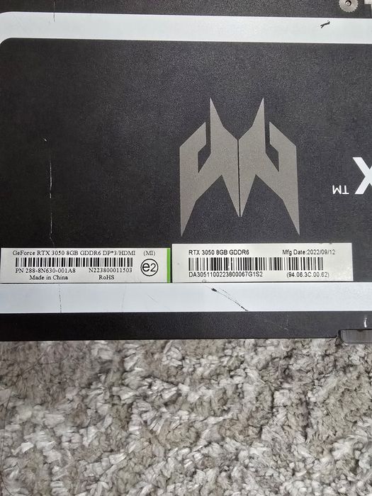 GeForce RTX 3050 8Gb