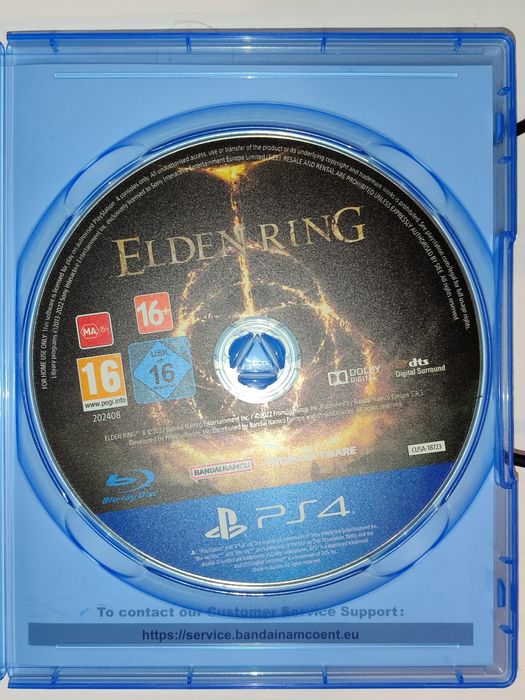 Диск ps 4 elden ring