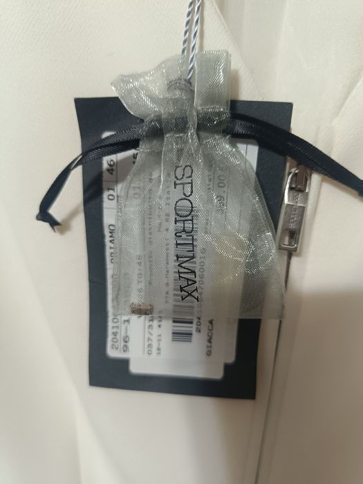 Sacou alb elegant Sportmax (Max Mara),