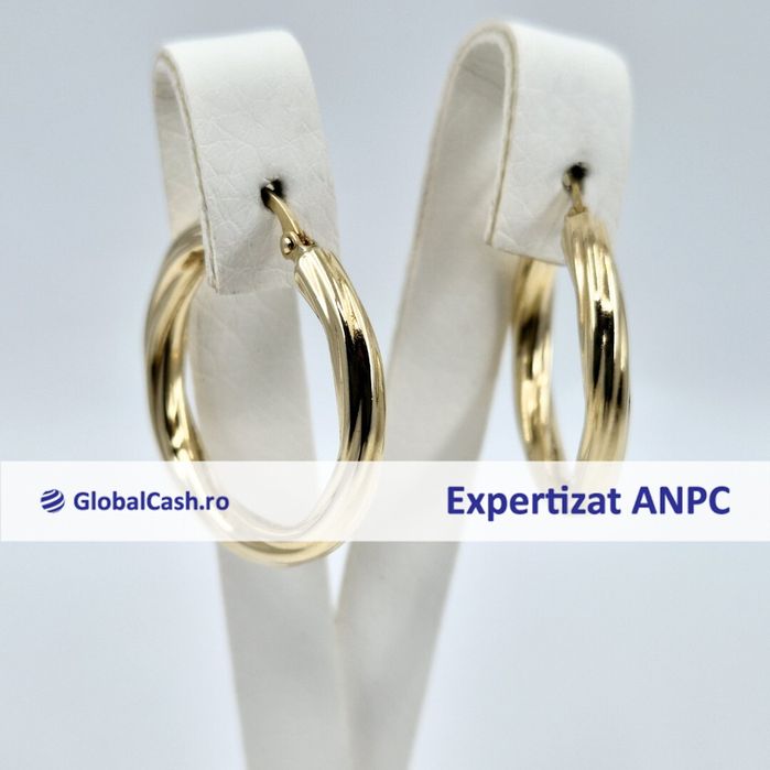 Cercei din aur de 14k, 3.35g | GlobalCash.ro #GR114044