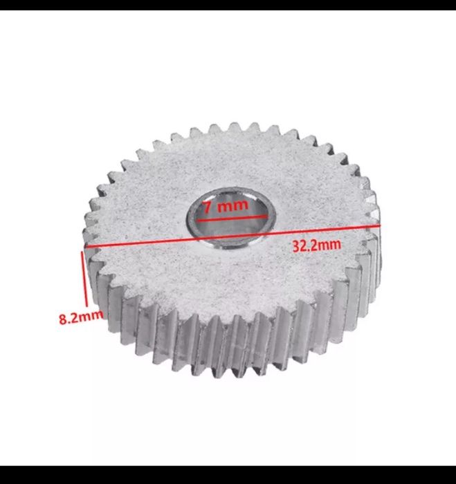 Kit reparație pinion/motoras aluminiu scaun reglare pe inaltime 42 dinti Audi, Vw, Touareg, Cayenne, NOI