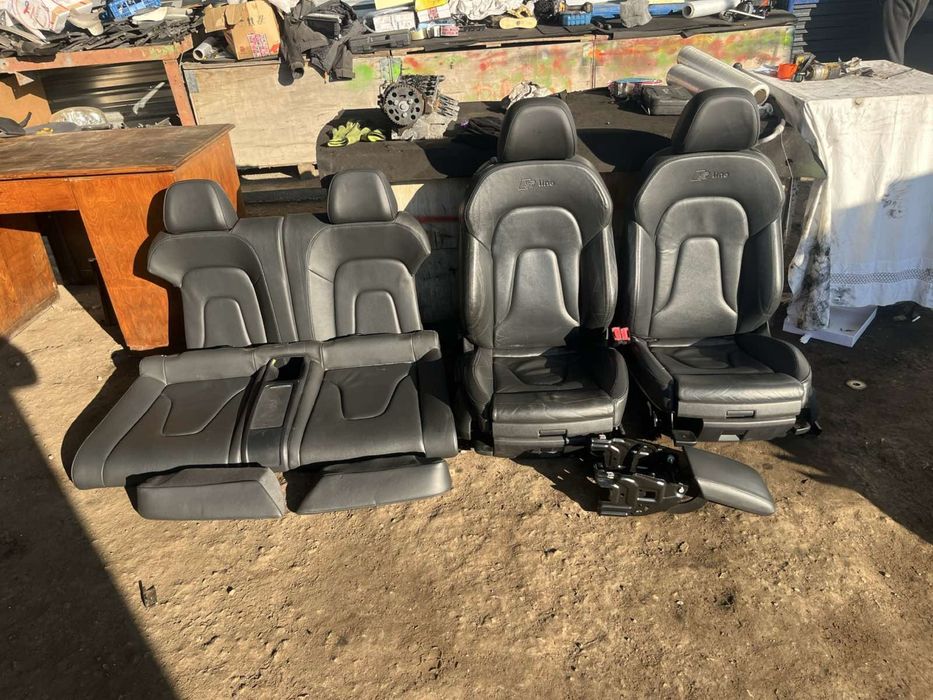 Кожен салон за Audi A5 8T Cabrio Кабрио мека кожа Sline подгрев ном244