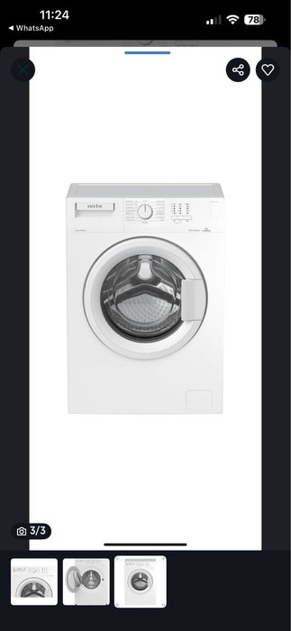 Masina de spalat rufe slim arctic