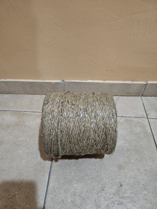 Рулон веревки шпанат джутовый