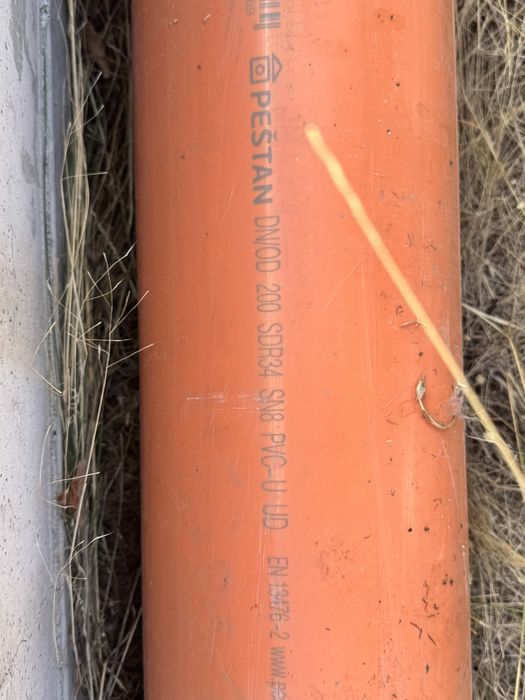 PVC канализационна тръба, ф200, SN8,