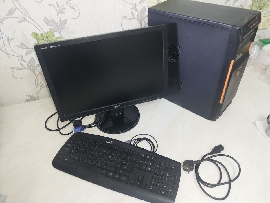 H61 компьютер + LG 19 дюйм монитор , гарантия 3 кун