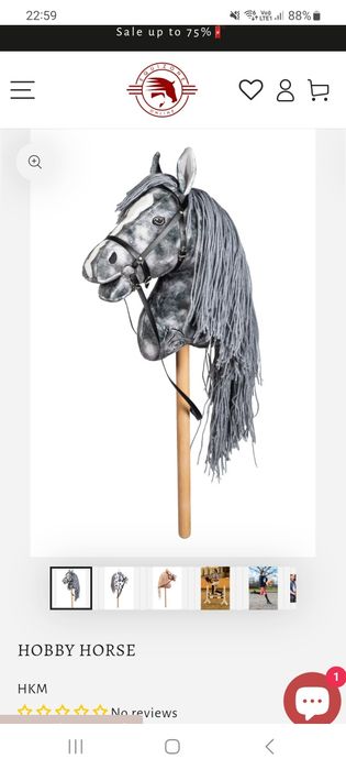 Hobby horse HKM с юзда и четка