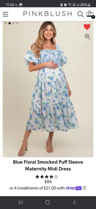 Рокля за бременни PinkBlush