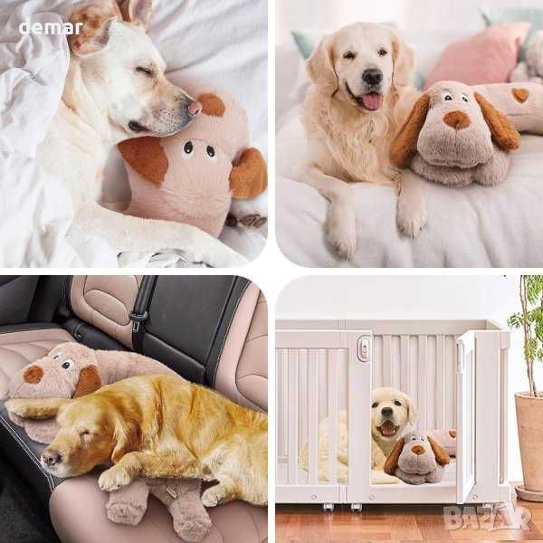 WEOK Плюшена играчка кученце за успокояване на кученце топлинни пакети