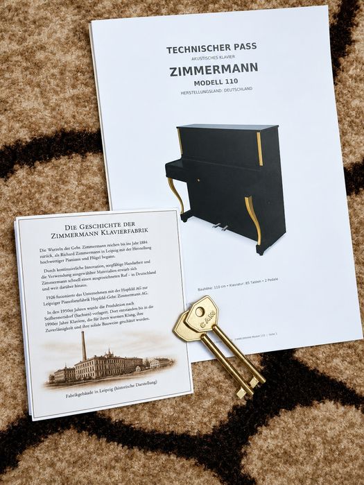 Пианино zimmermann