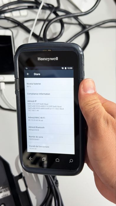 Telefon/Terminal mobil/scanner Honeywell Dolphin CT60,ca Nou,incarcator,SIM,card SD,bluetooth,wi fi