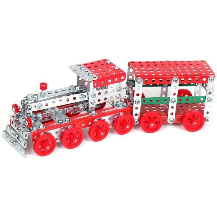 Метален конструктор  с болтове гайки инструменти за направа на влак 24