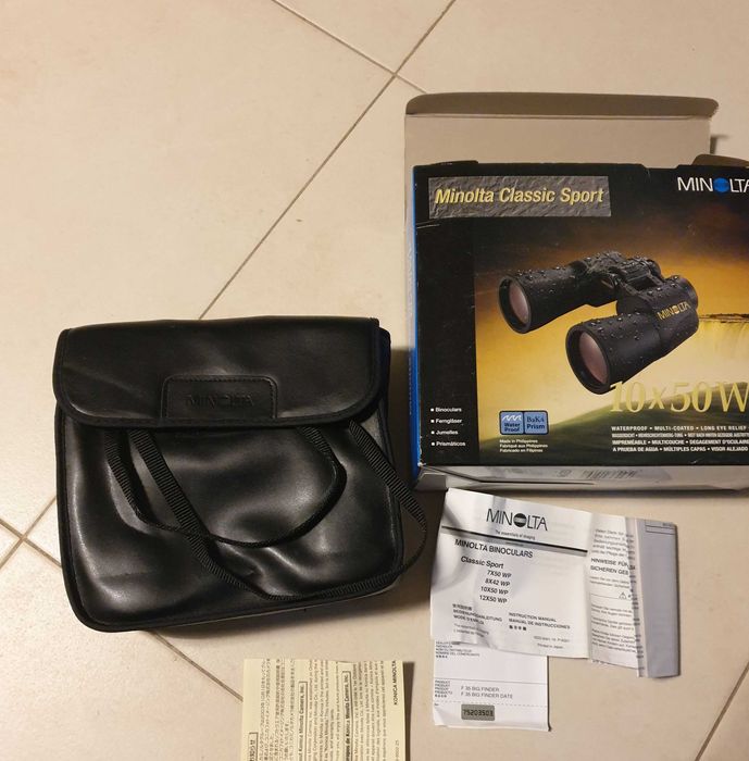 Нов висококачествен бинокъл  Minolta 10x50 WP