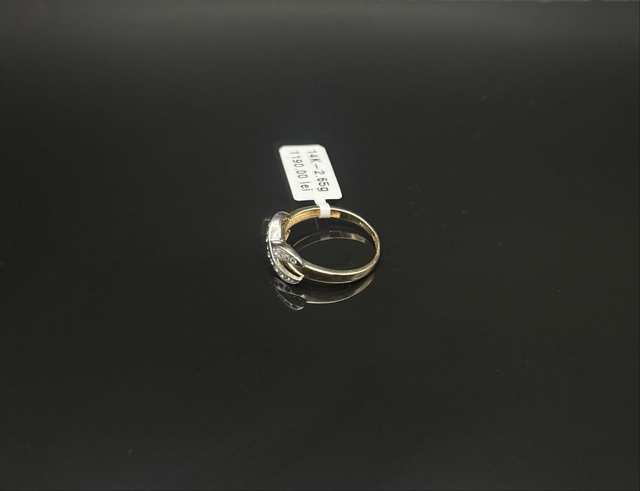 Bijuteria Royal inel aur 14 k 2.65 gr