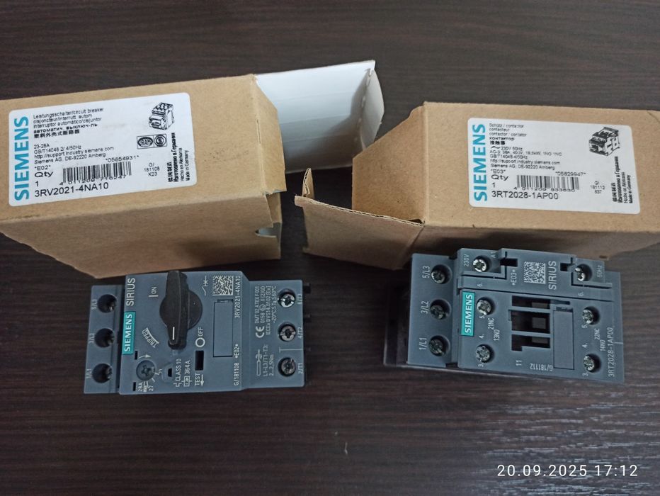 Магнитный пускатель siemens 3RT 2026-1AP0