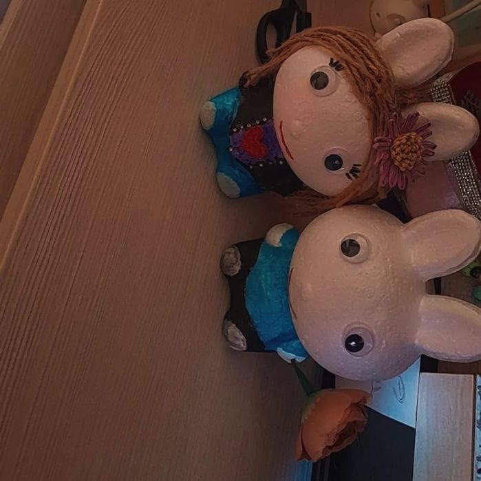 Cutii decorative pentru cadouri/ amintiri și iepurași  l