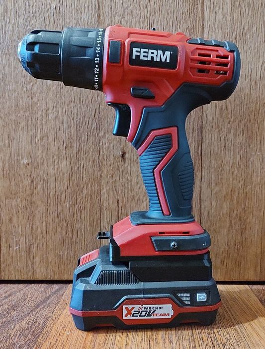 Adaptor acumulator Parkside x20v la corp Ferm