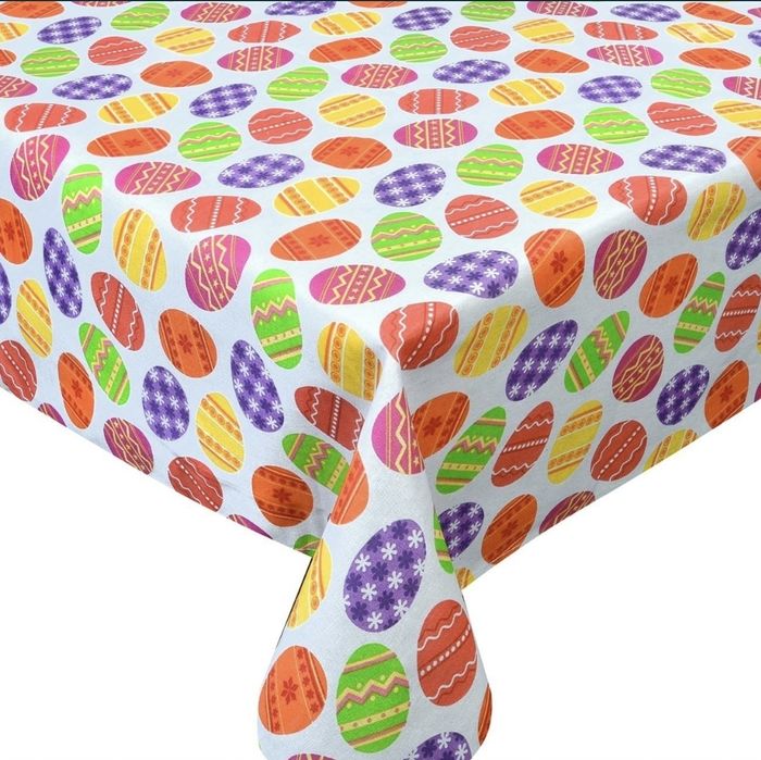 Fata de masa 180×140 cm cu model vesel oua Paste