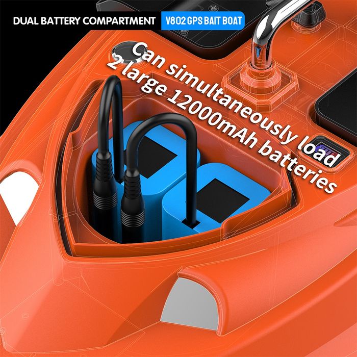 Flytec V802 Pro 160 точки GPS