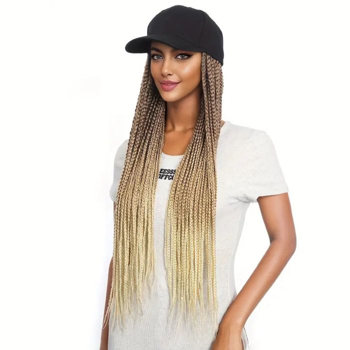 Кестеняво червеникава дълга луксозна  перука