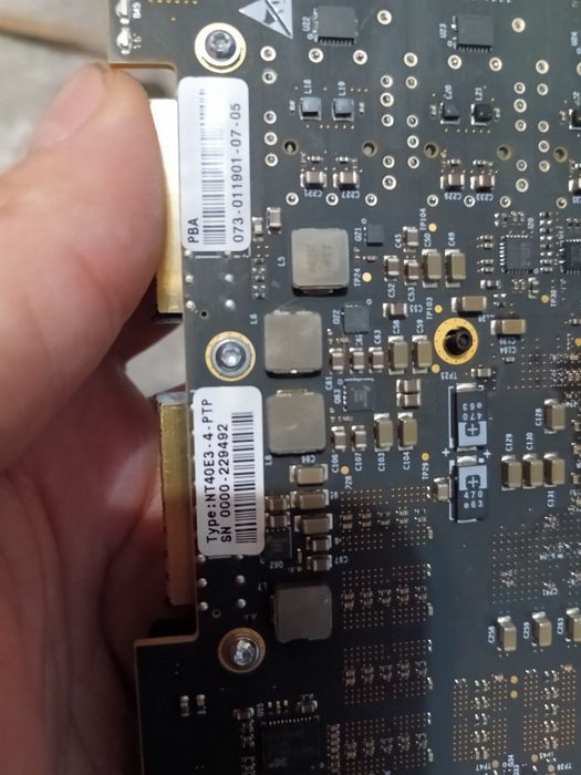 Placa Retea monitorizare Netscout nt40e3 4 ptp 4 Port 10 Gbps
