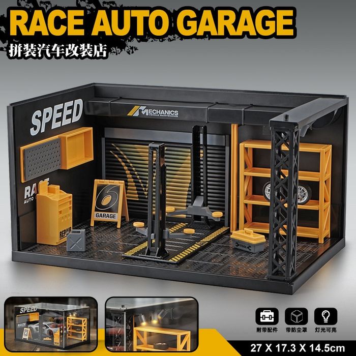 Мини гараж сервис для металлических машин масштабных - Доставка