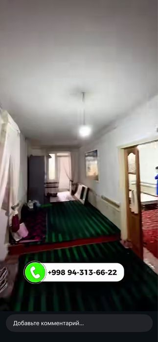 Shovot tuman markazida 3 xonali kvartira sotiladi
