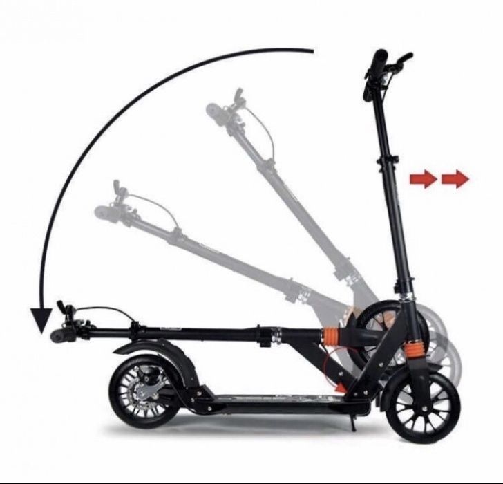 Самокат SCOOTER Дисковые тормоза 100 кг