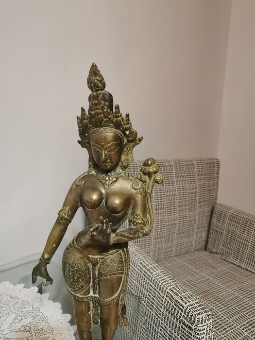 Statueta  veche din bronz