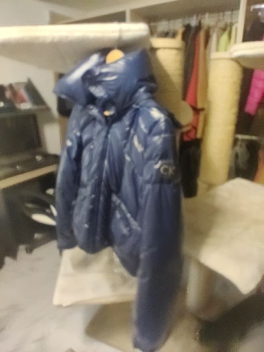 Geaca puf pinguin Calvin clain si palton miss sixty