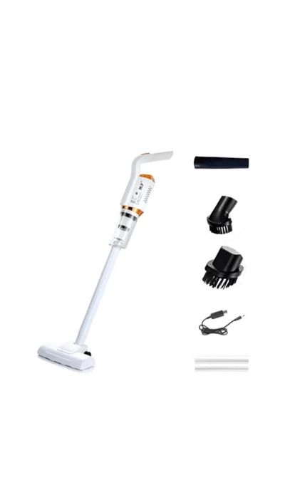 Aspirator 3 în 1 cu 4 capete interschimbabile – 120 W, alb, ABS