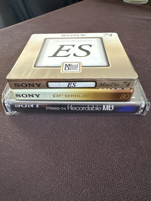 3 minidisc audio sigilate - Sony ES, Sony PRMD, Sony Premium