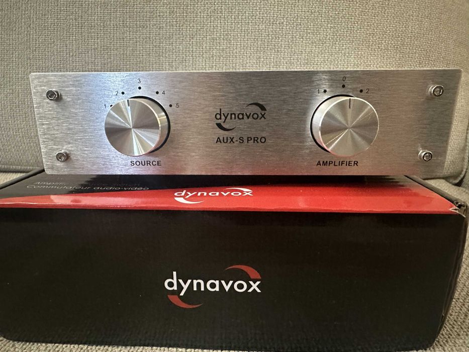 Dynavox AUX-S PRO – аудио суич/разширител нов