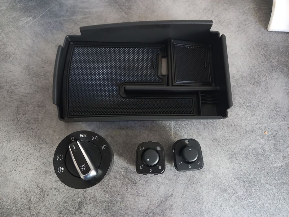 Bloc lumini , buton oglinzi , organizator cotiera - Passat B6 ,B7 ,CC