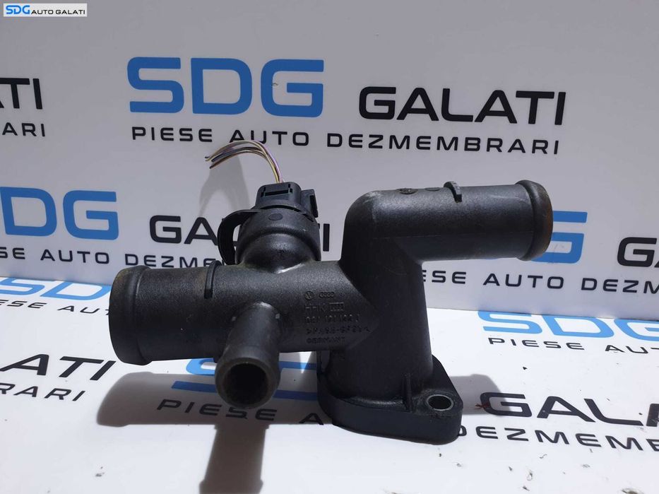 Corp Carcasa Termostat cu Senzor Senzori Temperatura Lichid Racire Apa Volkswagen Bora 1.8 T AGU AUM AUQ 1999 - 2005 Cod 06A121133J[S0352]