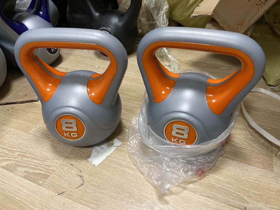 Kettlebell set 8 kg+8 kg=16 kg noi made in germany profesionale