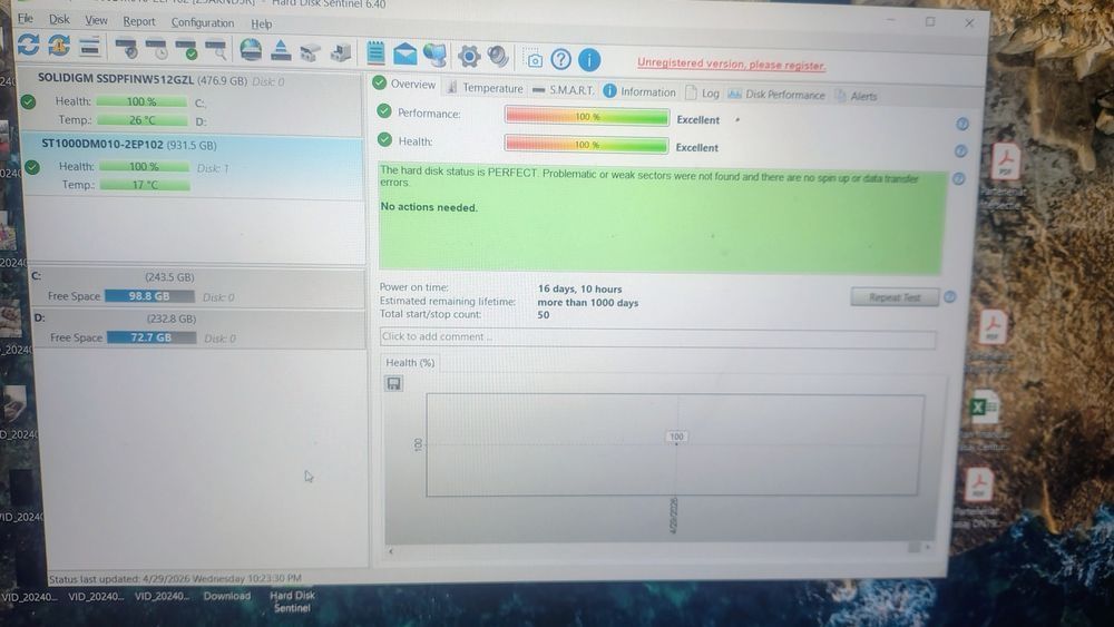 HDD Seagate BarraCuda de 1 TB (model ST1000DM010)