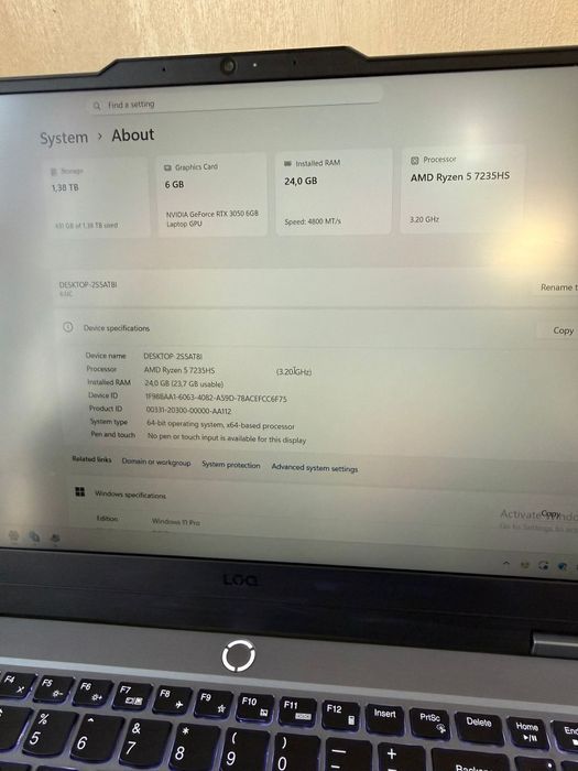 Lenovo LOQ Amanet BKG