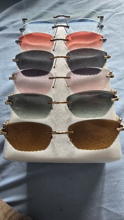 Ochelari de soare Cartier model 4, diamond cut. Pret per bucata