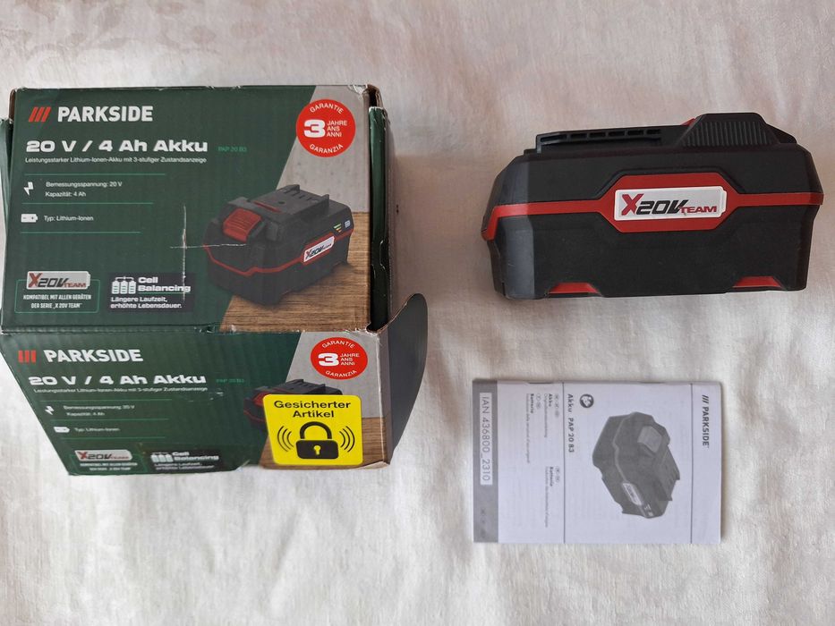 Acumulator Li-Ion Parkside Akku PAP 20 B3, 20V, 4Ah
