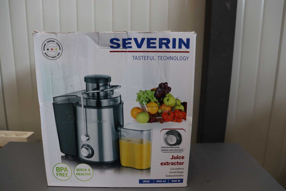 Сокоизстисквачка, SEVERIN, 0,500ml, 400W,неръждаема стомана ПРОМОЦИЯ!