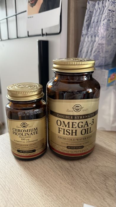 Комплект Solgar Chromium Picolinate/Omega-3 Fish Oil(Double Strenght)