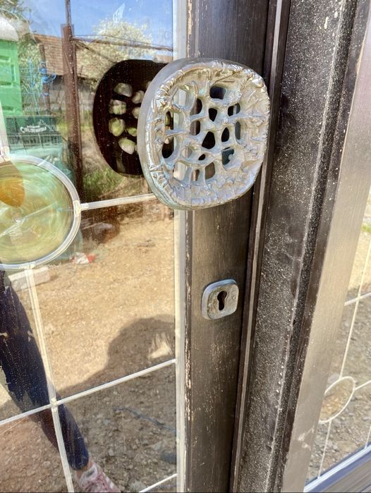 USA CASA LEMN GERMANIA intrare termopan vitraliu H 221 xL 289 GARANTIE